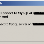 Failed to connect to MySQL at with user root cannot connect to MySQL server on (10060)