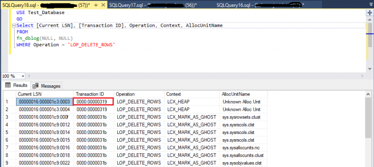 How To Recover Deleted Records In Sql Server